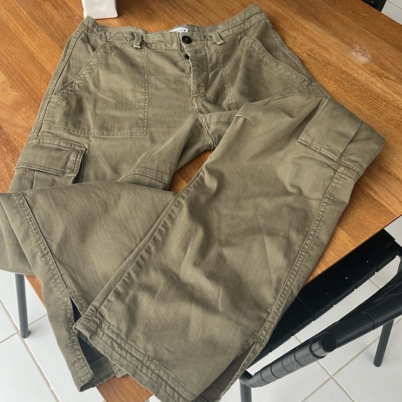 Zara olive green cargo pant - Picture 2 of 6